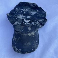 US NAVY CAP WORKING UNIFORM CAP WOODLAND DIGITAL CAMO HAT 