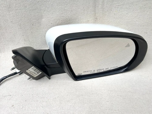 2014-2021 Jeep Cherokee Right Passenger Side Mirror w/ Blind Spot - Bright White