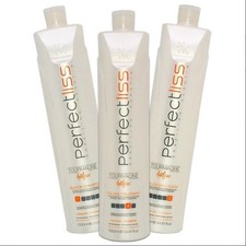 Kit de tratamiento capilar de turmalina Perfect Liss 3x 33,8 fl oz suavizante anti frizz