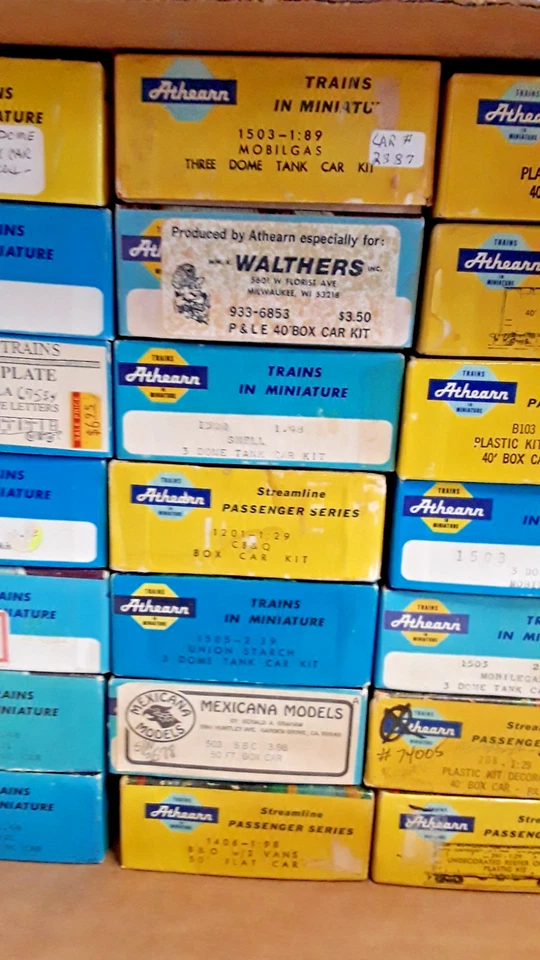 Lote de 40 vintage Athearn-Inter Mountain-Roundhouse-McKean-Life Like (SET-21 Foto 4 de 4