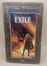 Forgotten Realms: Exile, Dark Elf 2, Legend of Drizzt, First Edition D&D PB,