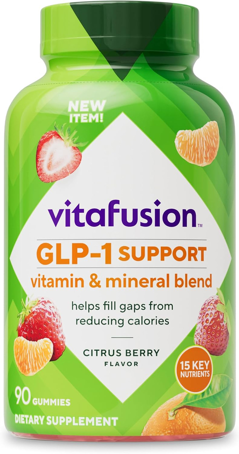 GLP-1 Support Multivitamin, Vitamin and Mineral Blend, 15 Essential Nutrients, C