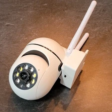 WiFi PTZ Pan Tilt Zoom Outdoor Security Camera White No Brand