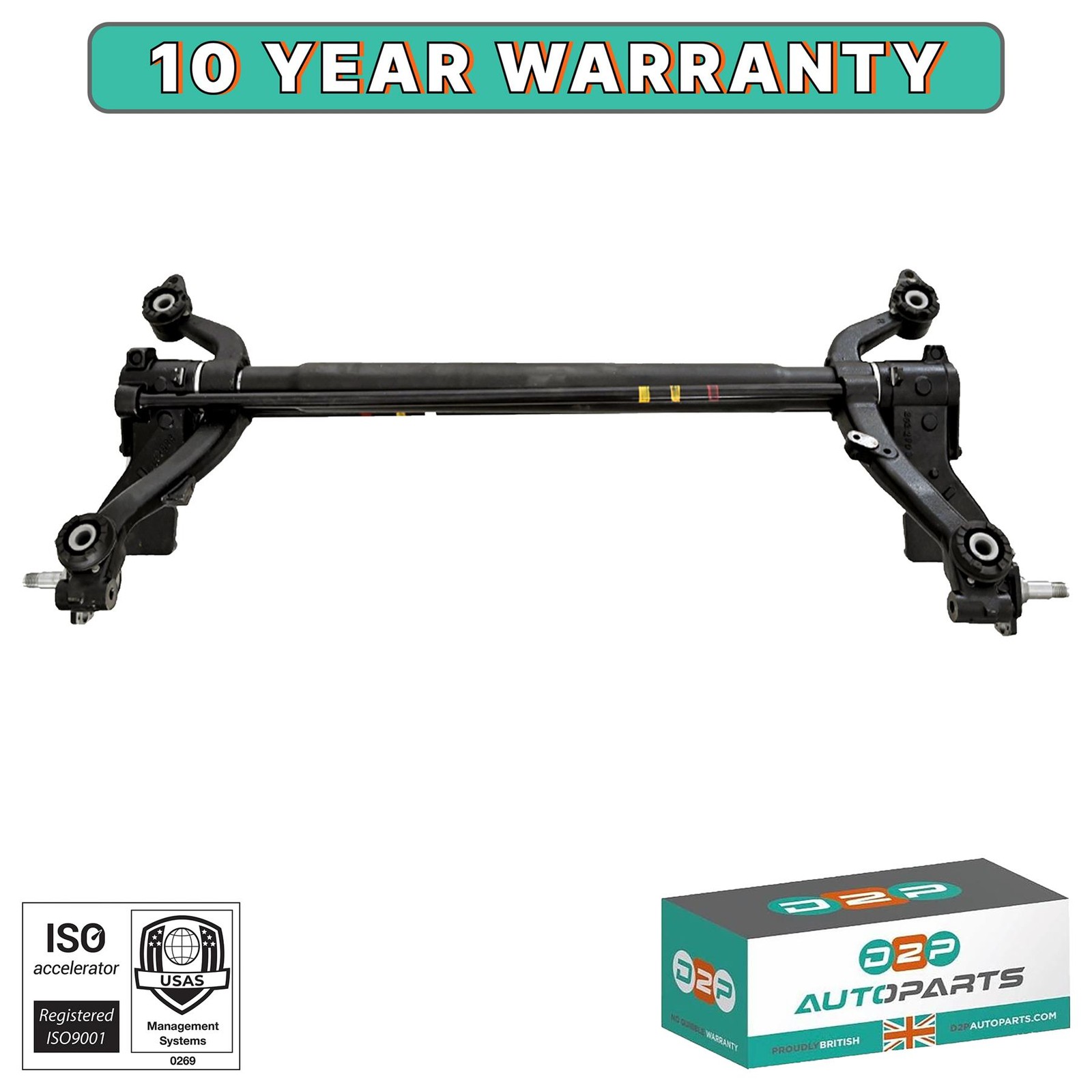 REAR AXLE SUBFRAME BEAM FOR PEUGEOT 206 (2A/C) HATCHBACK 5175.AT 5175.AX 5150.79