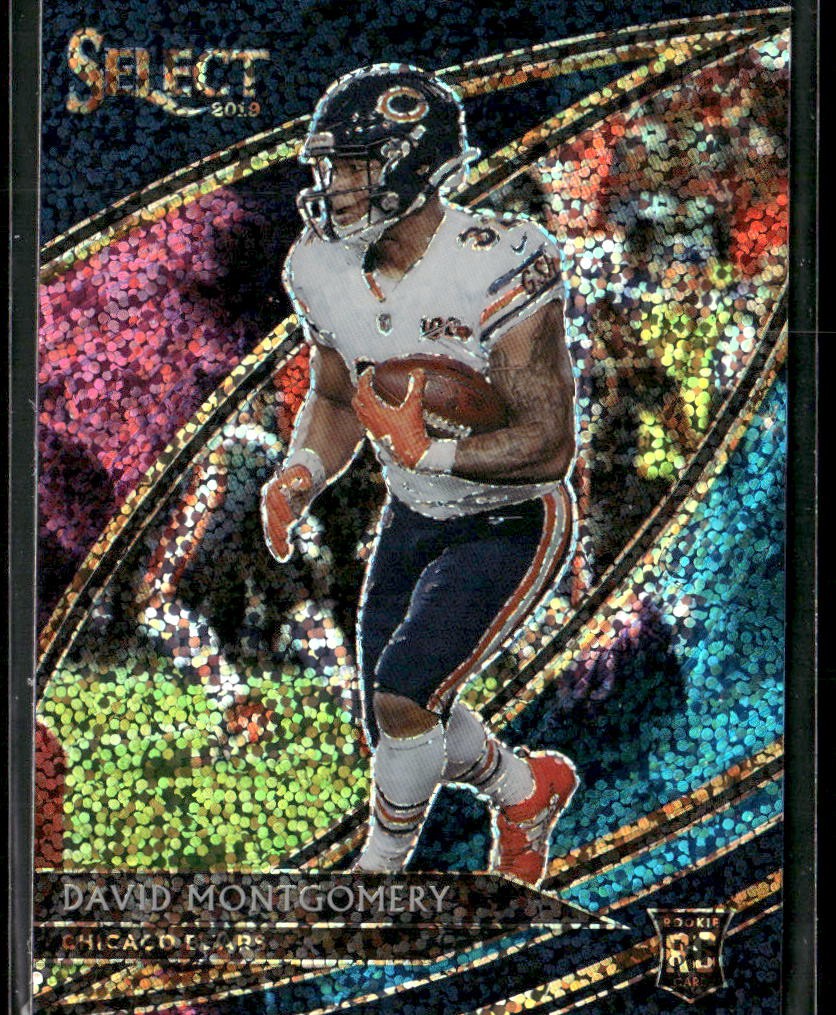 2019 Panini Select #256 David Montgomery Cosmic Prizm