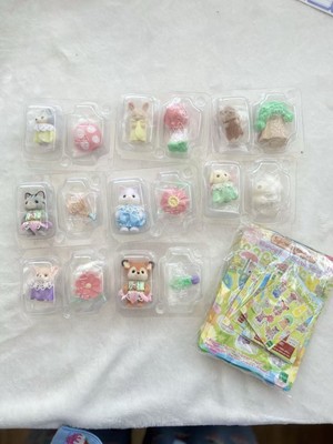 Sylvanian Families BABY COLLECTION Flower Garden Friends komplett 8 Sorten