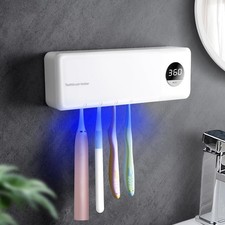 Sanitizeri Toothbrush Holder, Sanitizeri Toothbrush Cleaner, 2000mAh Recharge...