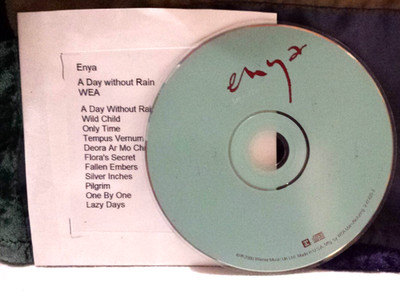 Enya A Day Without Rain CD 2002 Wild Child Tempus Vernum Irish No Orig Pkg