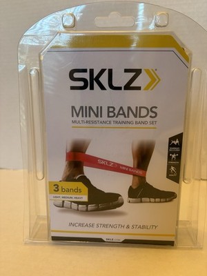 SKLZ Mini Bands Multi-Resistance Training 3 Band Set