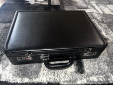 Samsonite Hard-Sided Briefcase w/ Combination Lock   Business Travel Case Used 