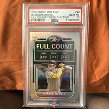 2024 panini three and two jackson merrill Full Count PSA 10 24/32