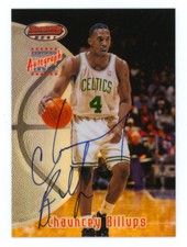 1997-98 Bowman's Best Refractor Chauncey Billups Rookie RC Auto HOF SP Signature