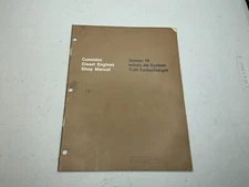 CUMMINS T-50 Turbochargers Component Shop Manual Service 983615-B OEM