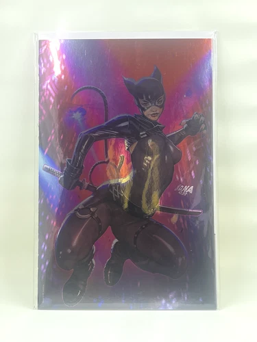 CATWOMAN #52 DAVID NAKAYAMA DNA EXCLUSIVE VIRGIN FOIL VARIANT NM 2023 DC COMICS