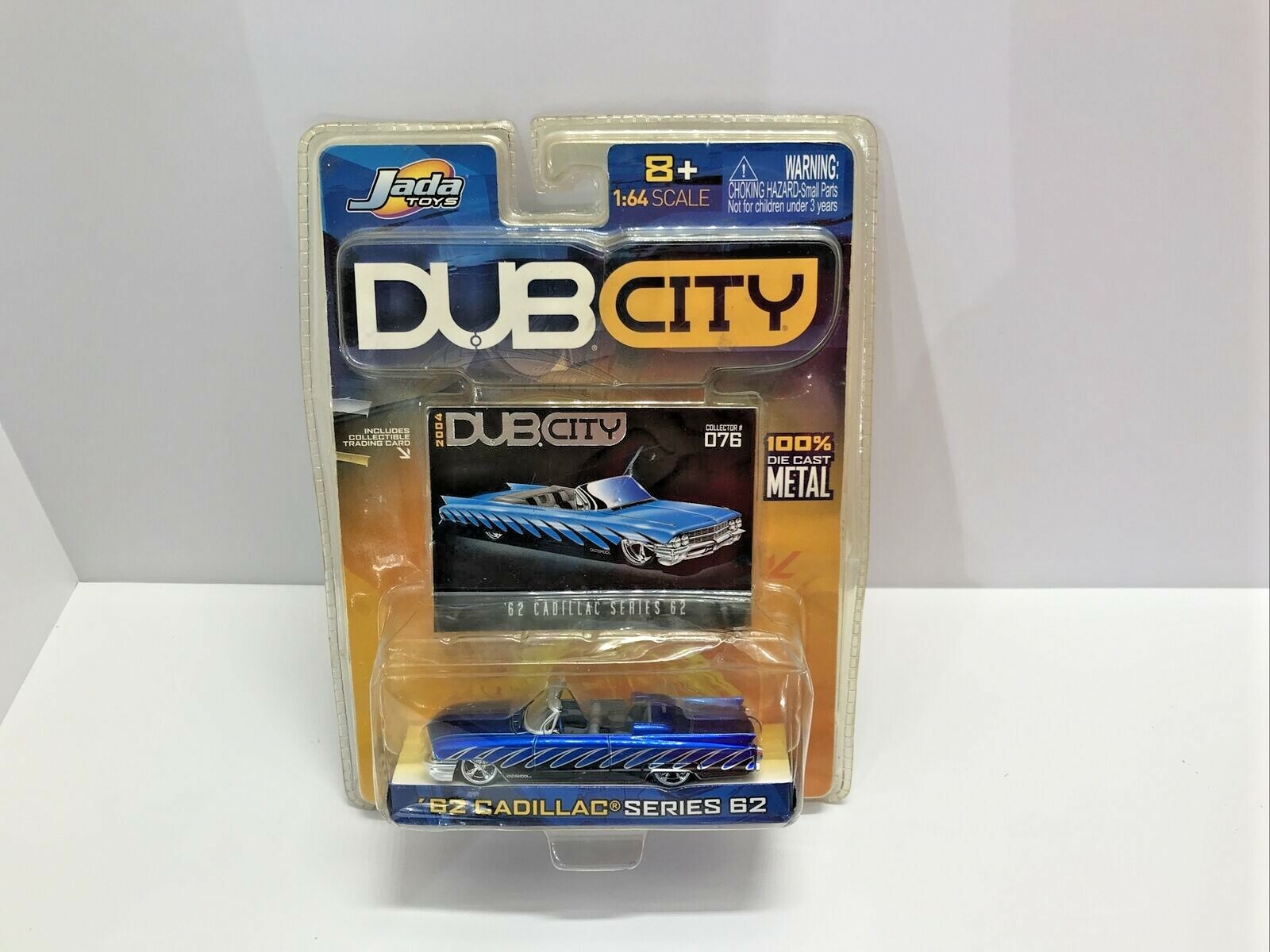 2004 Jada Toys Dub City &apos;62 Cadillac Series 62 Collector &num; 076