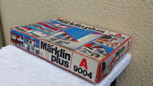 seltener 70er Jahre Klemmbausteine Bausatz Märklin Plus 9004A OVP Fenster Achsen - Bild 5 von 15