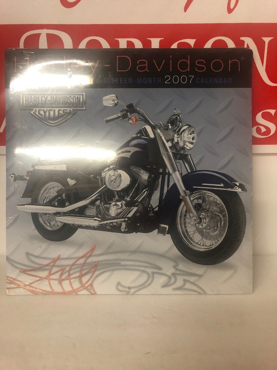 Sealed Harley-Davidson 2007 Calendar V-Rod, FLSTN, XL Robison