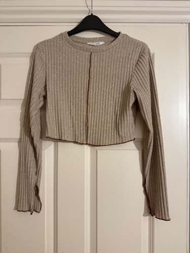 Primark Size S 10/12 Cream Long Sleeve Top Great Condition - Picture 1 of 2