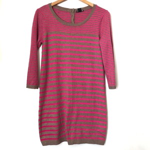 fuchsia sweater dress