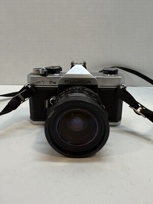 Fujica ST705W 35mm SLR Film Camera body W/ Tamron 28-50 F/3.5-4.5