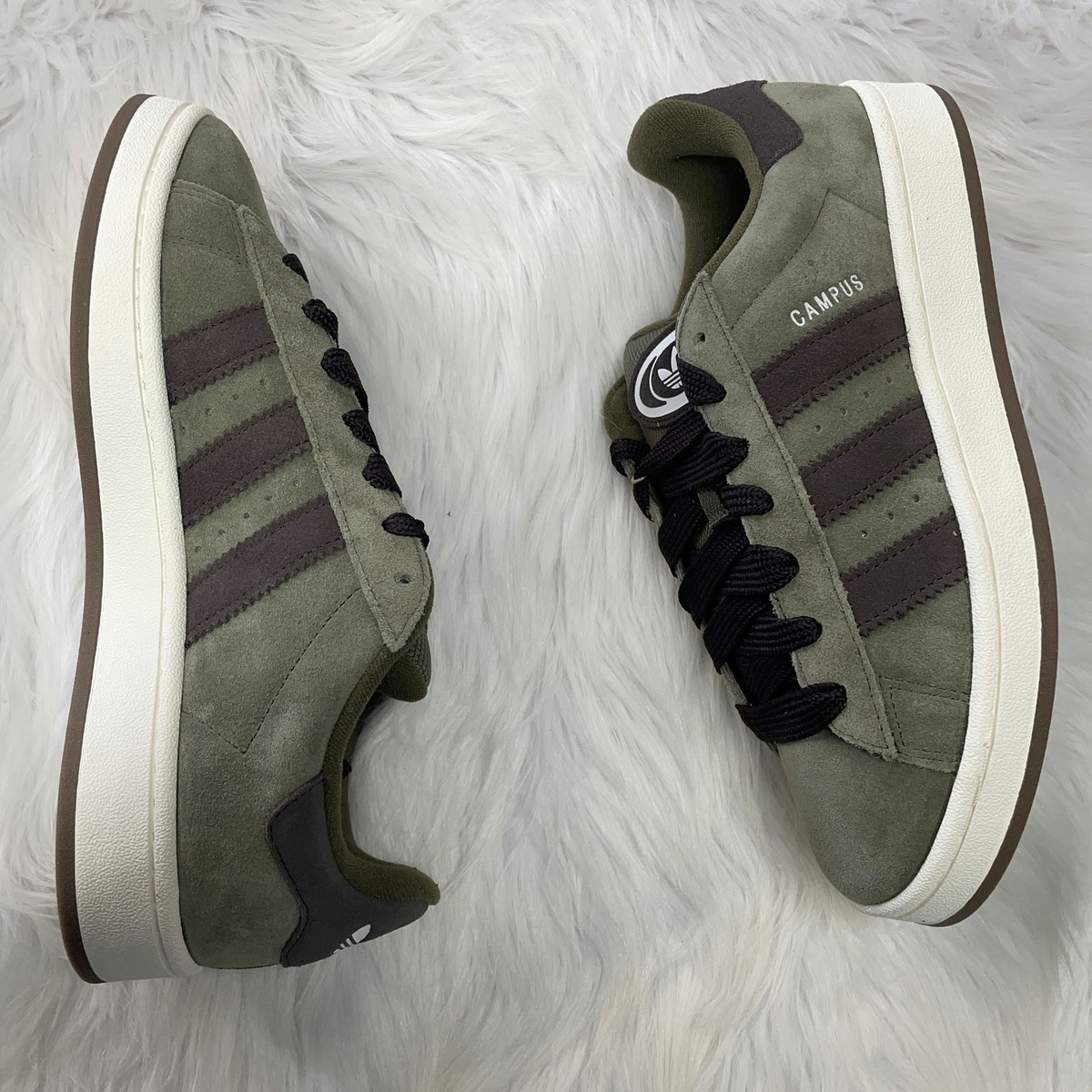 Adidas Campus 00s Olive Strata Dark Brown Mens ID1418 NEW 