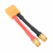 Brushless Motor Bullets 8mm Male to XT60 Male cable 12AWG 5CM Leads