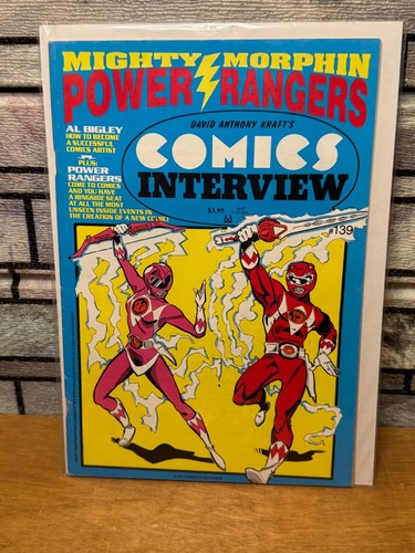 Comics Interview #139 Mighty Morphin Power Rangers 1994, Ship Daily Insured USPS - Picture 2 of 2