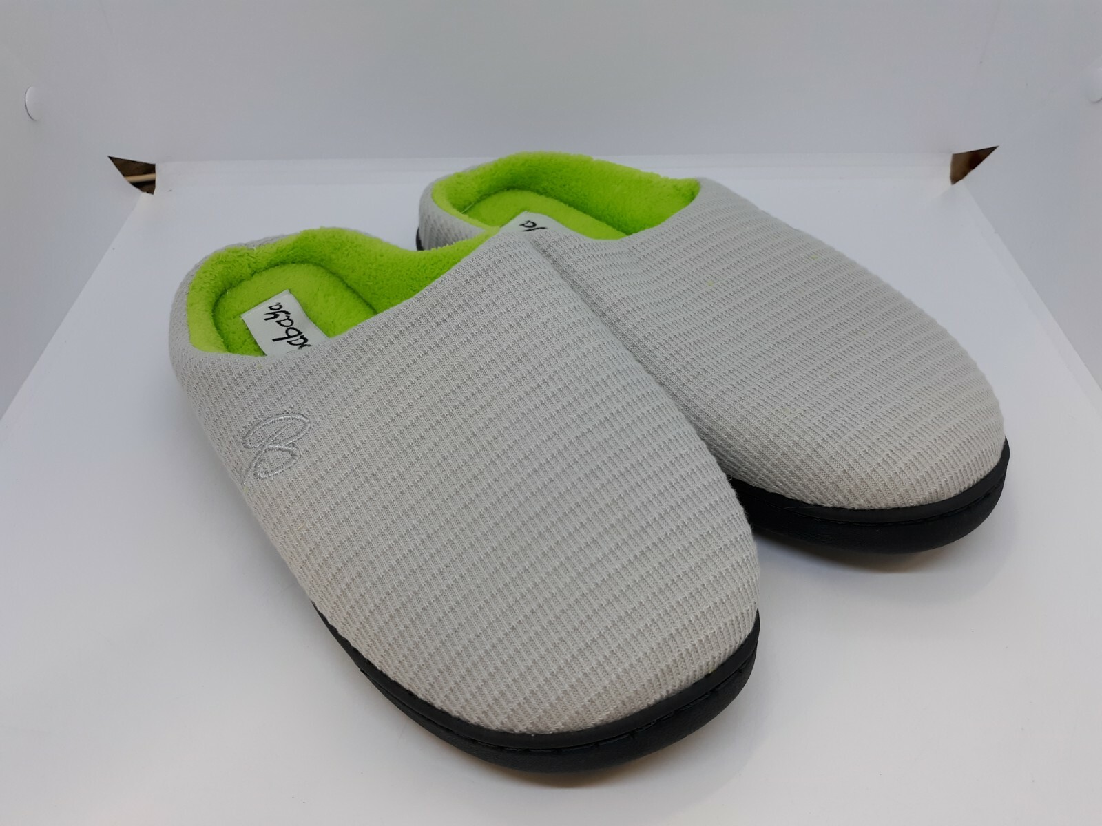 SAOLA New BABAYA Memory Foam Slippers for Women Rubber Sole Non Slip Size S 5 6