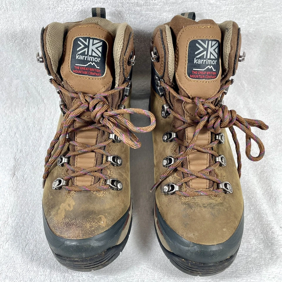 KARRIMOR Cheetah Ladies WTX Outdoor Boots Leather Vibram Waterproof Womens Sz 7 - Image 2 of 4