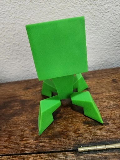 Notch 6" Creeper Vinyl Action Figure-Minecraft Green-collectible-rotating head - Image 3 of 4
