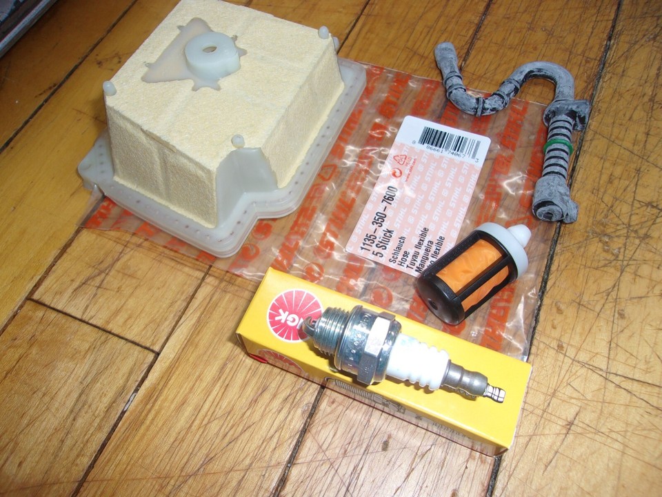 AMZSKU Kit Carburatore Per STIHL FS55 FS55R FS55RC FS38 KM55 HL45 KM55R Filtro Aria Kit Driver - Foto 8