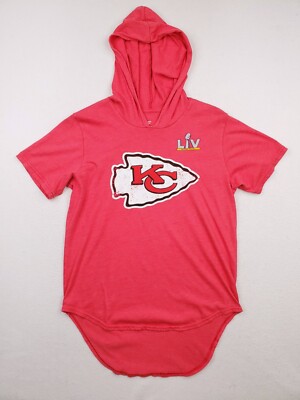 Kansas City Chiefs Hoodie Shirt Mens Large Red Travis Kelce 87 Super Bowl LIV