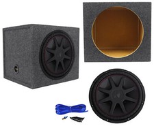 Kicker 43CVR152 COMPVR 15" 1000 Watt Car Subwoofer Sealed Sub Box Enclosure