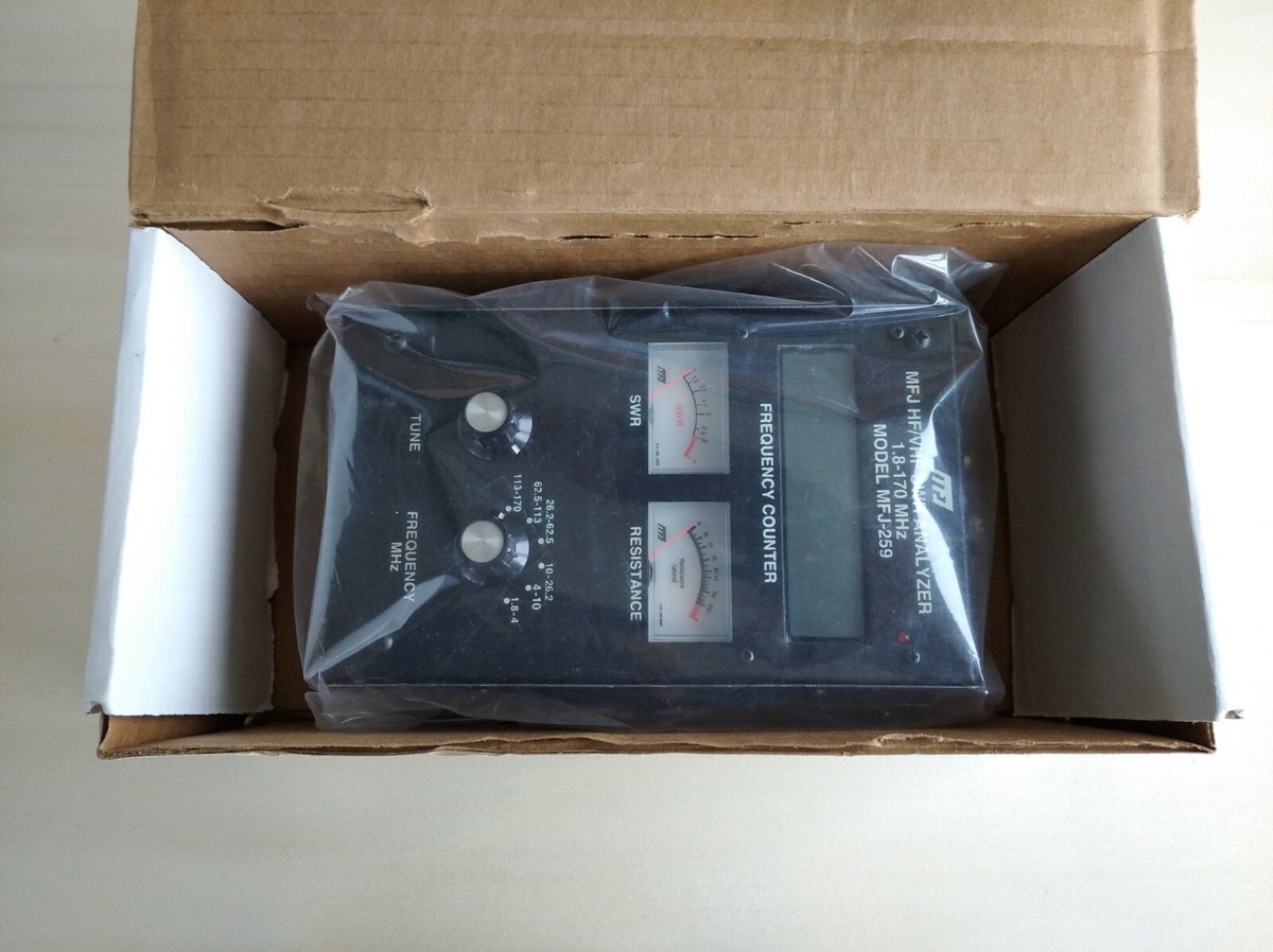 MFJ-259 HF/VHF SWR ANALIZER with RF Resistance Meter and MFJ-259 HF/VHF SWR ANALIZER with RF Resistance Meter and
