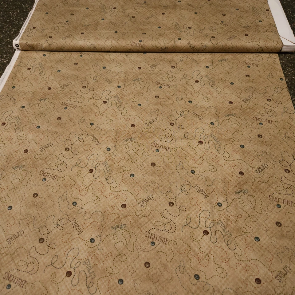 30" Buttons & Blooms by Terri Degenkolb for Red Rooster - Image 3 of 3