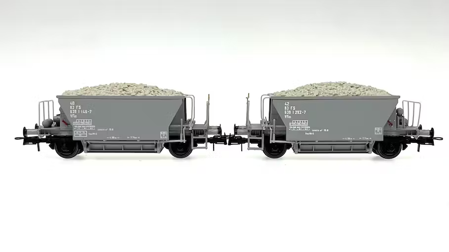 Os.Kar 4351 Set 2 Cars Vfcc of the FS, Ash Gray Livery