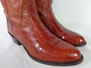 botas exoticas de cocodrilo
