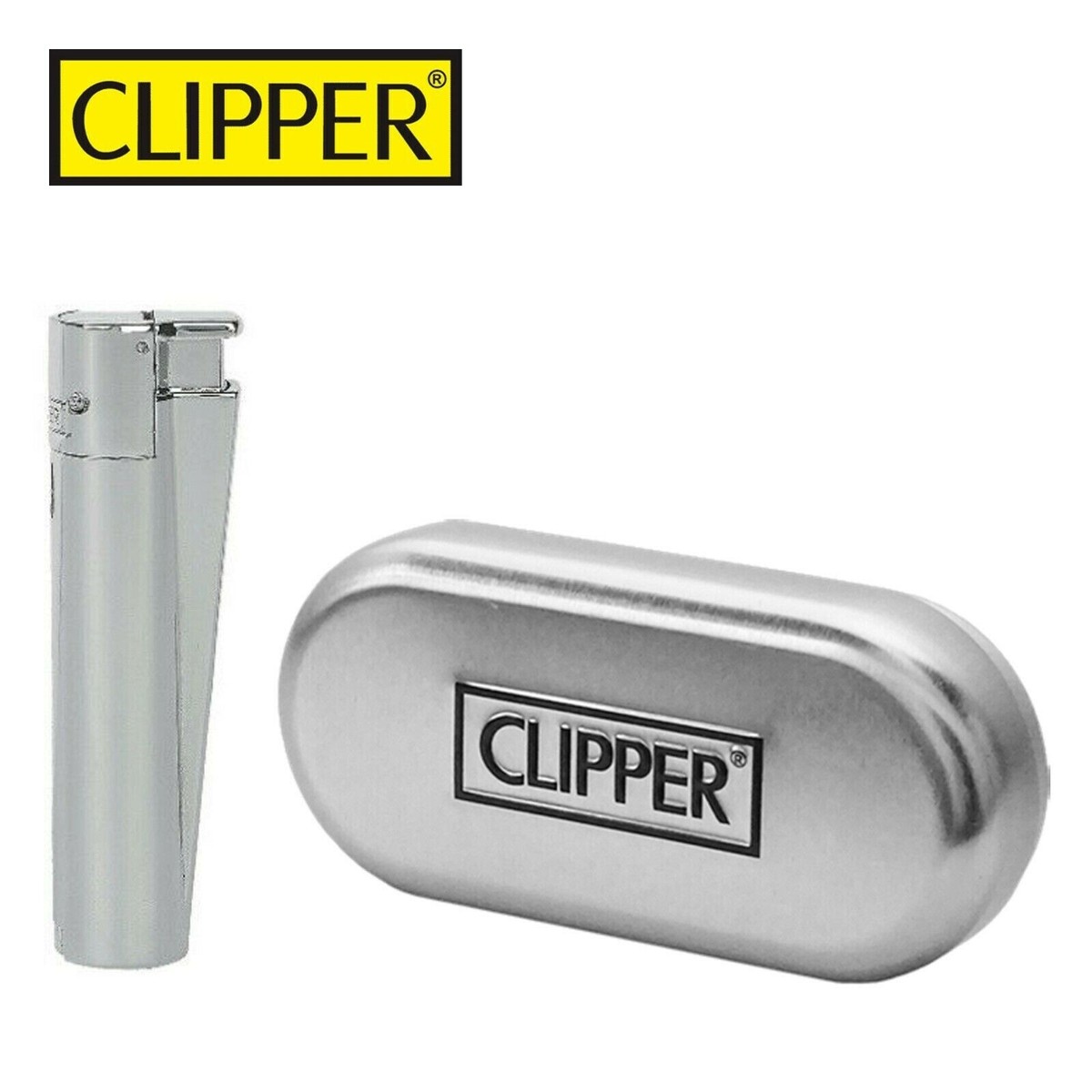 Clipper Metall Feuerzeug Black Matt Mit Gravur Inkl.Metallbox Wunschgravur Micro - Foto 4