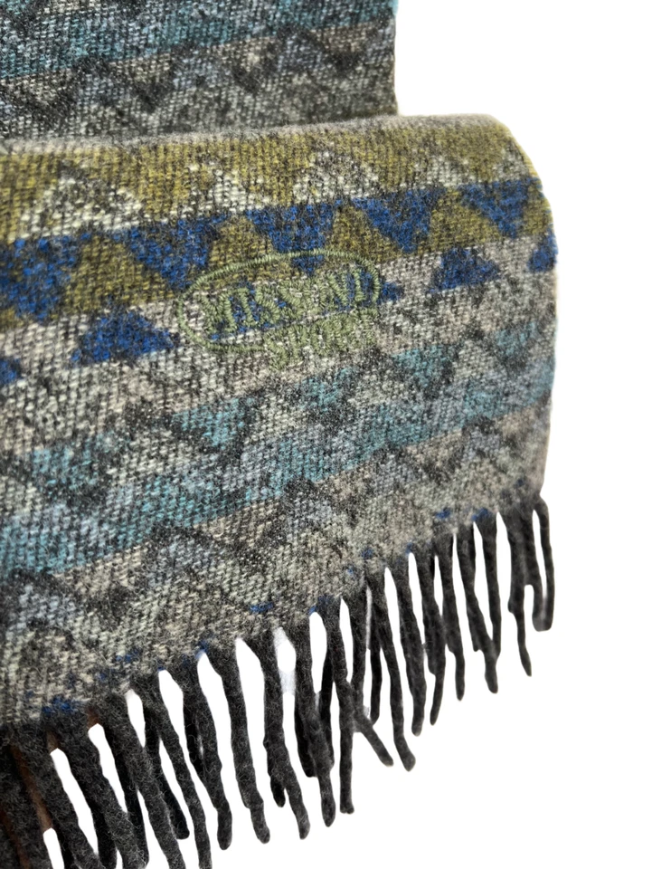 Bufanda Missoni Sport en zigzag multicolor con flecos Foto 3 de 4