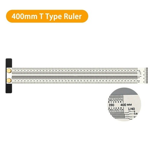 Stainless Steel T-Type Ruler Scribing Gauge Woodworking Marking Measuring Tool - Picture 9 of 15