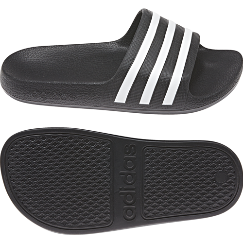 ADIDAS ADILETTE AQUA K CIABATTE CON FASCIA soldes DA BAMBINO black mare piscina doccia