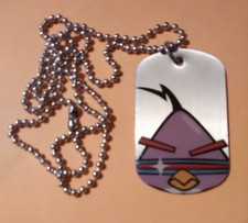 ANGRY BIRDS LAZER BIRD LOGO NECKLACE GREAT FOR ANY COLLECTION 2000