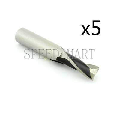 5pcs 8mm x 8mm 2 Flute HSS & Aluminum End Mill Cutter CNC Bit