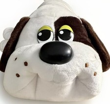 18" Pound Puppies Plush Stuffed Animal White w/Brown Spots Excellent Condition