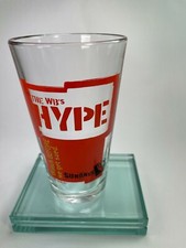 The WB Warner Brothers HYPE Pint Beer Glass Watch Before We Get Sued Sunday B1