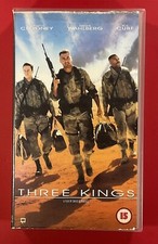 Three Kings, VHS Video, 2001, George Clooney, Cert 15 Movie