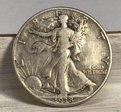 1938-D  Walker Half Dollar KEY Date Better Grade Free Shipping