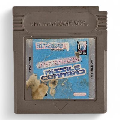 GameBoy - Arcade Classics 1: Asteroids Missile Command US Modul akzeptabel