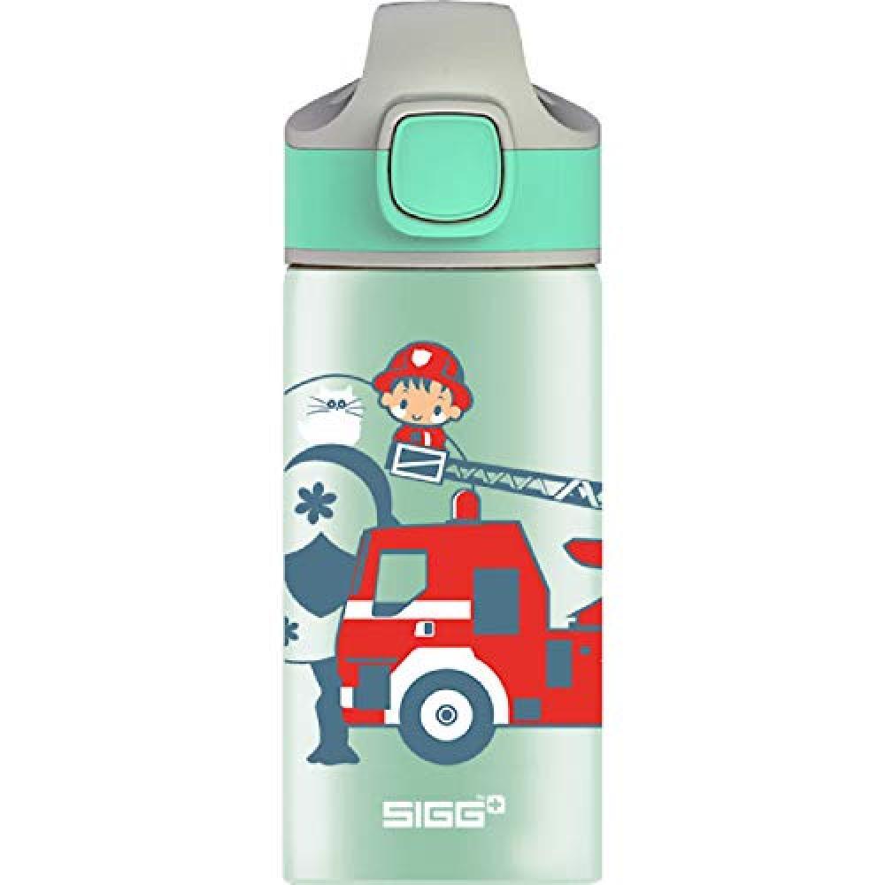 (TG. 0.4 L) SIGG Miracle Fireman Bottiglia per Bambini (0.4 L), Bottiglia Salvag