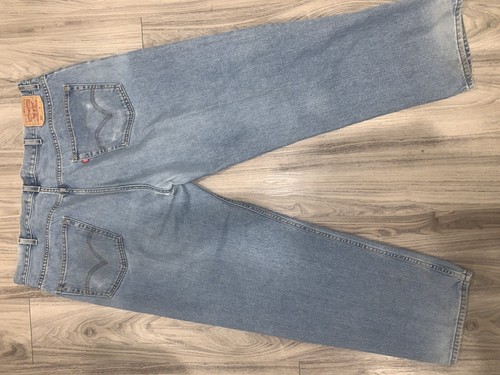 Mens Levis 550 Relaxed Fit Blue Jeans 